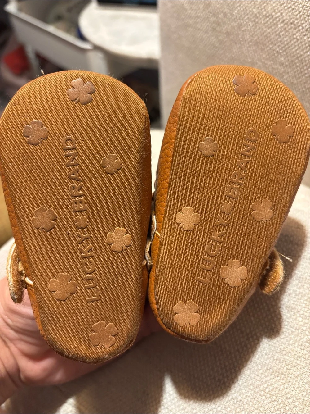 Lucky Brand Toddler Mary Jane Shoes in Cognac Brown | size 2